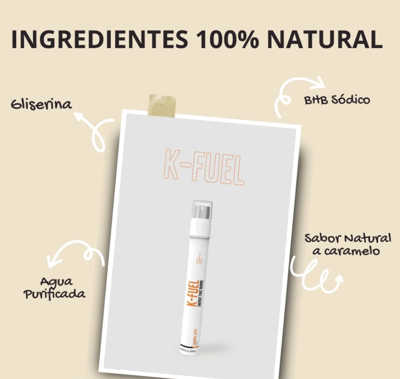 Spray para bajar de peso K-FUEL