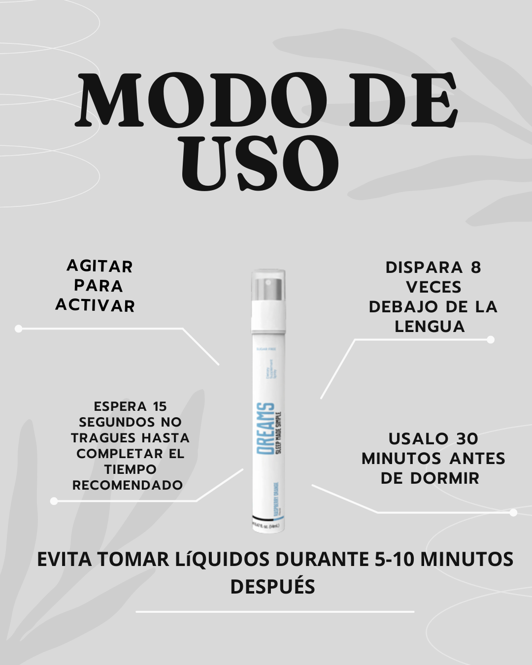 DREAMS Spray Sublingual para Dormir
